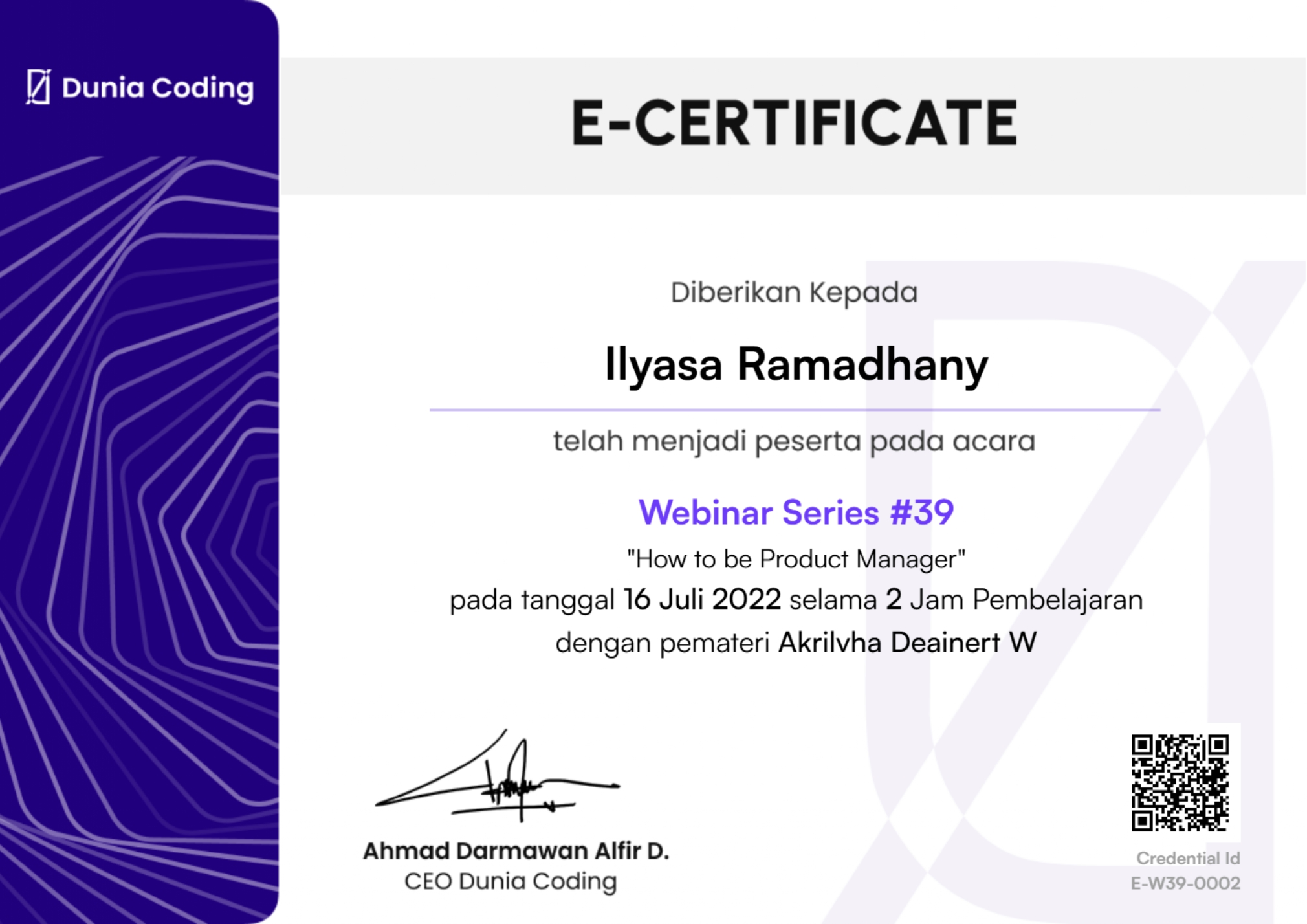 Certificate 5